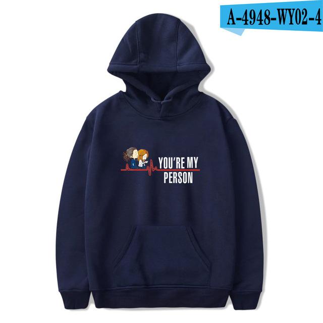 Harajuku Gray's Anatomy Tumblr Greys Anatomy printed Hoodies Sweatshirts Men/Women Comfortable Sweatshirt Adult/Child Pullovers