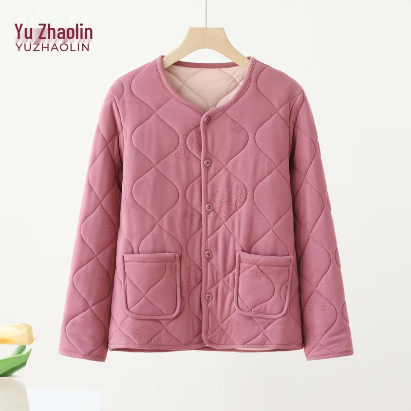 

YUZHAOLIN Women s Warm Cardigan & Base Layer Two-Piece Set 2XL