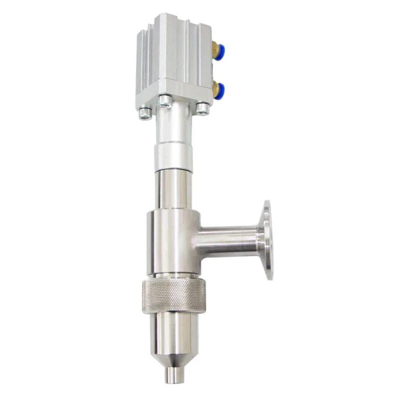 111 Cabezal de Llenado Neumático Anti-Goteo de Acero Inoxidable Portabrocas Cabezal Recto Accesorios para Máquina de Llenado Neumático Boquilla de Descarga
