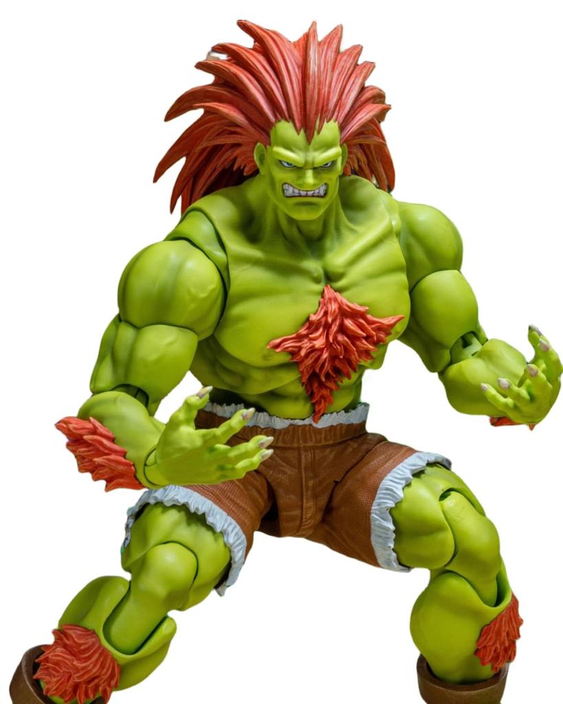 HiPlay Strom Toys 1/12 Scale Street Fighter 2: The Final Challenger Blanka CPSF25 Movable Action Figure with Accessories, Full Set