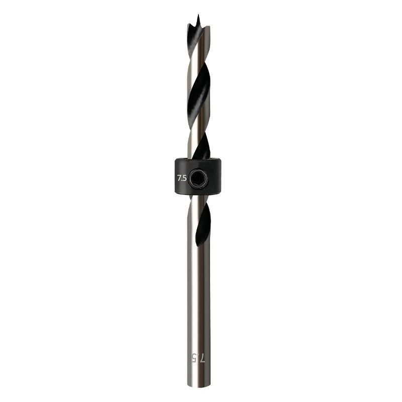 Carbon Steel Three-Point Twist Drill Bit for Hardwood and Enlargement - Compatible with Hand and Pillar Drills