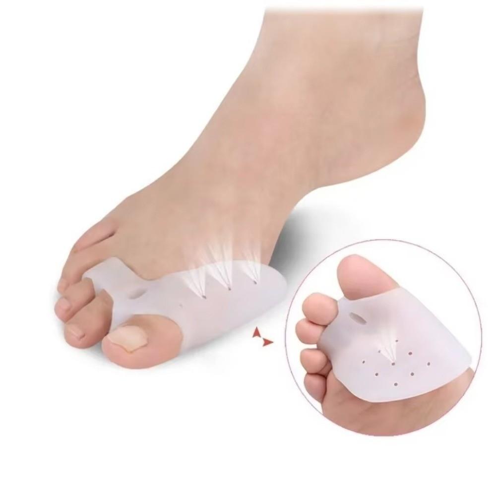 2Pcs Forefoot Pads Foot Care Tool Silicone Bone Big Toe Protector Hallux Valgus Straightener