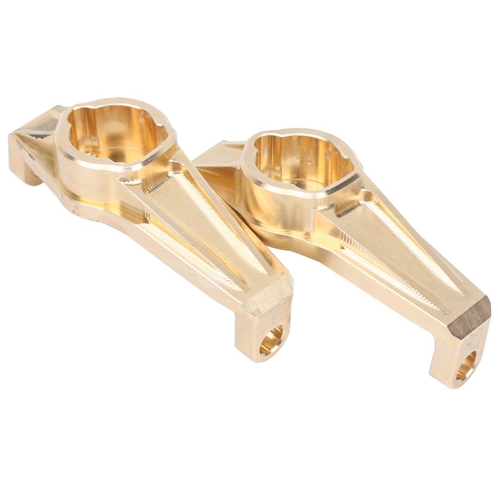 1 Pair Front Hub Carrier Heavy Duty Brass RC Accessory for Traxxas 110 RC Counterweights