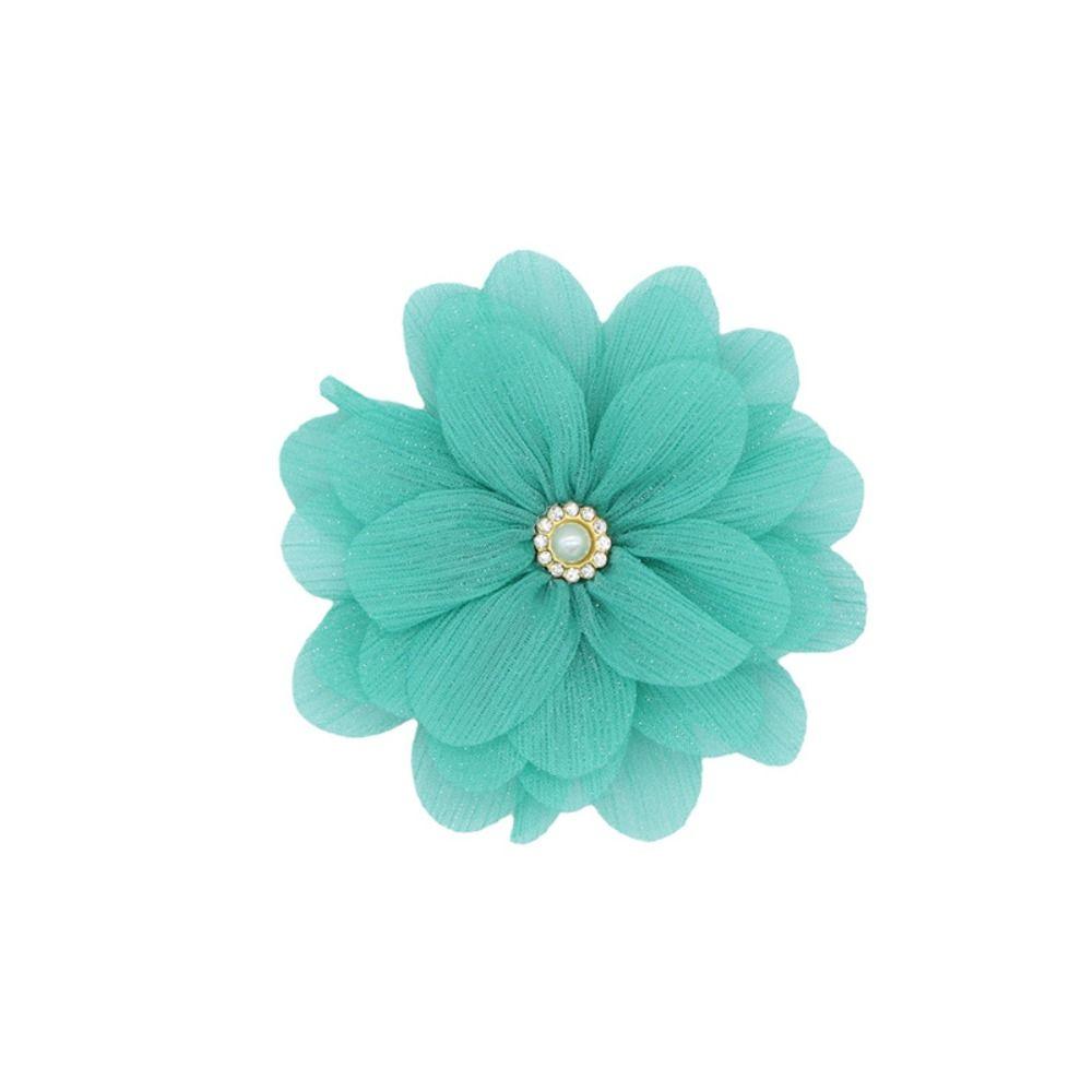 5PCS Chiffon Chiffon Flower Embellishment Handmade Material  Clothes Decoration