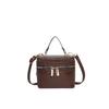 New texture box bag large capacity fashion niche design shoulder bag going out casual versatile new commuter bag