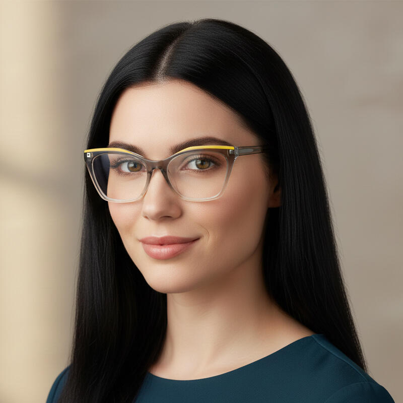 

LUXEYE Luxury Glasses Geek Chic Rimless Horn-Rimmed Glasses Frame LS044 Single product