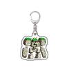 Harajuku MapleStory Kawaii E Hot Game Fans Souvenir Blue Snail Mushroom Bat Keychain