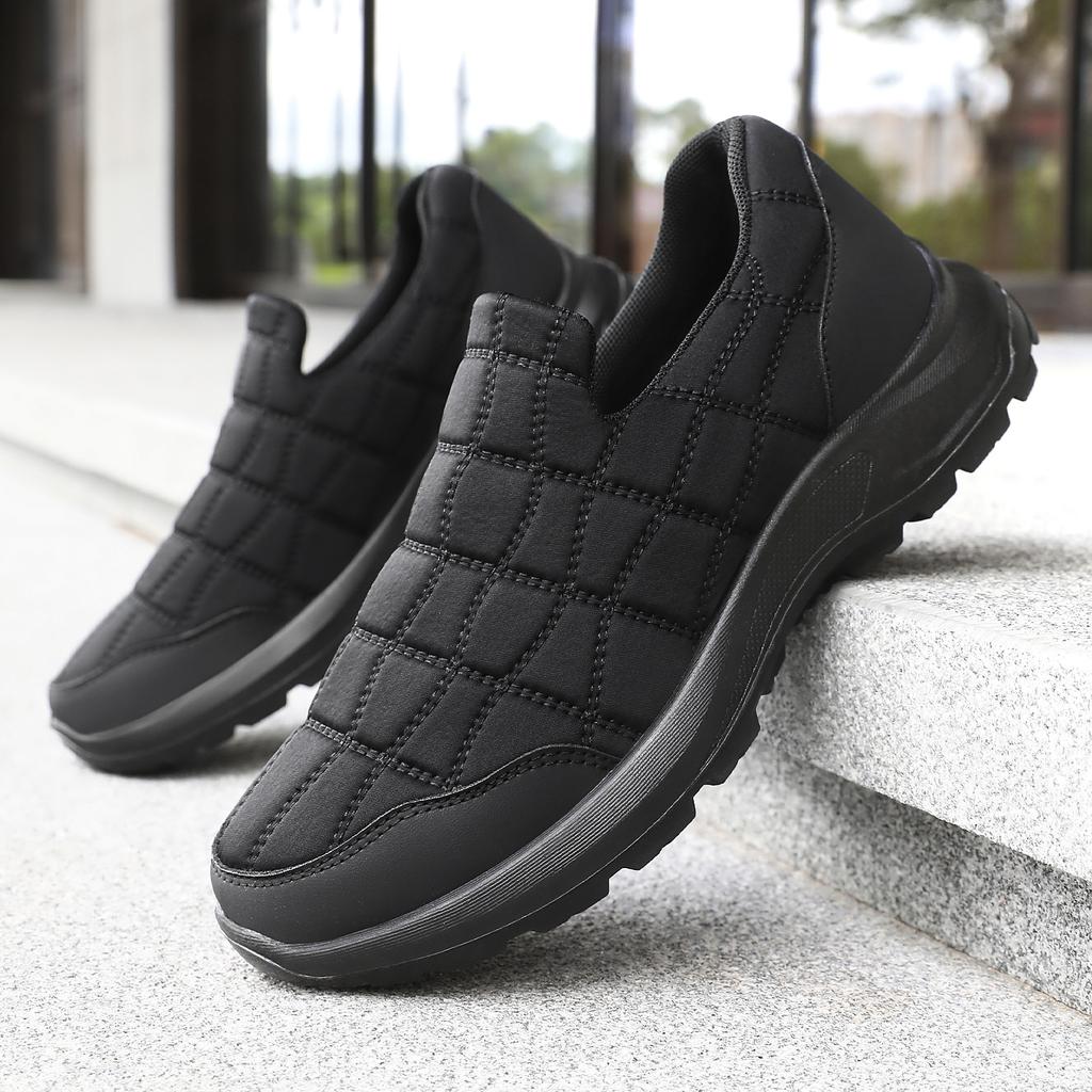 Shoes Men's casual shoes One pedal Lazy shoes Soft sole Comfortable father shoes Shallow mouth breathable men's single shoes Versatile men's shoes