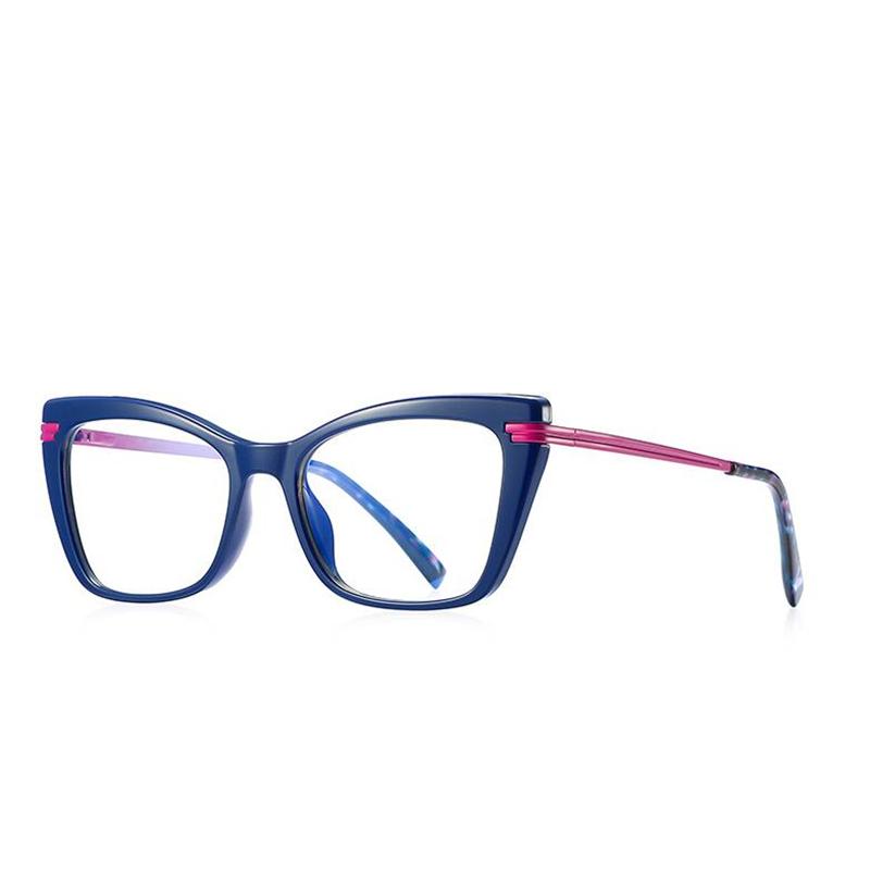 Blue Light Blocking Women Cat Eye Prescription Glasses For The Nearsighted  Student Myopes Lunettes 0 -0.5 -0.75 To -6.0