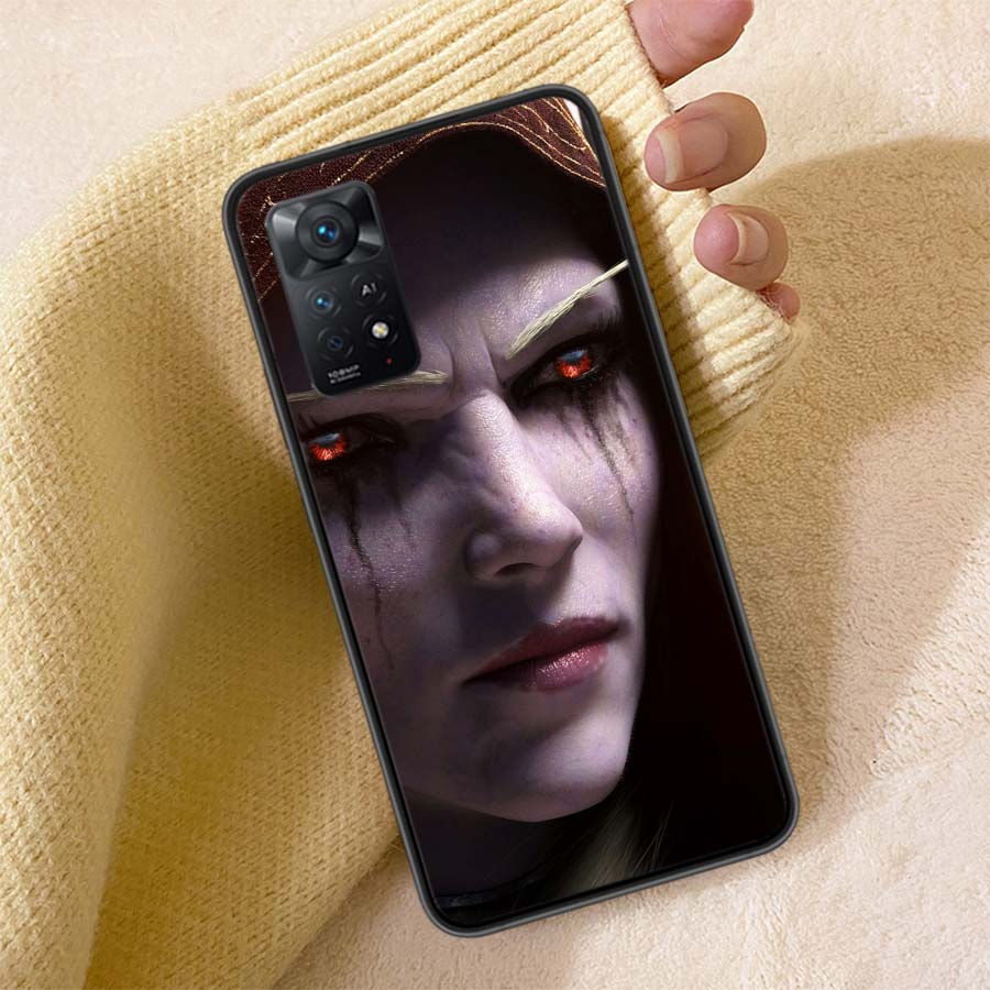 W-World Of W-Warcraft Elf Phone Case For Redmi Note 13 14 15 Pro Plus 12 13C 12C 15C 9 10 10C 9T 9C 9A TPU Soft Cover Clear Cell