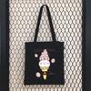 Tote Bag Cartoons Anime Bags Shopping Bag Canvas Shopper Bag Reusable Tote Bag Handbags Shoulder Bags Collapsiblet Custom Bag
