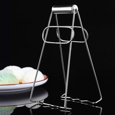 Stainless Steel Foldable  Dish Clamp Anti-Scald Bowl Clip Plate Pot Gripper Kitchen Utensil Holder Kitchen Tool