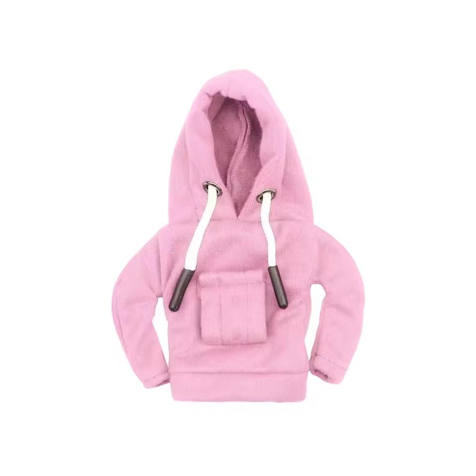 

Mobidea Cute Hoodie Car Gear Shift Cover - Universal for Manual/Automatic Car Interior Decorative Gear Handle Protector рожевий
