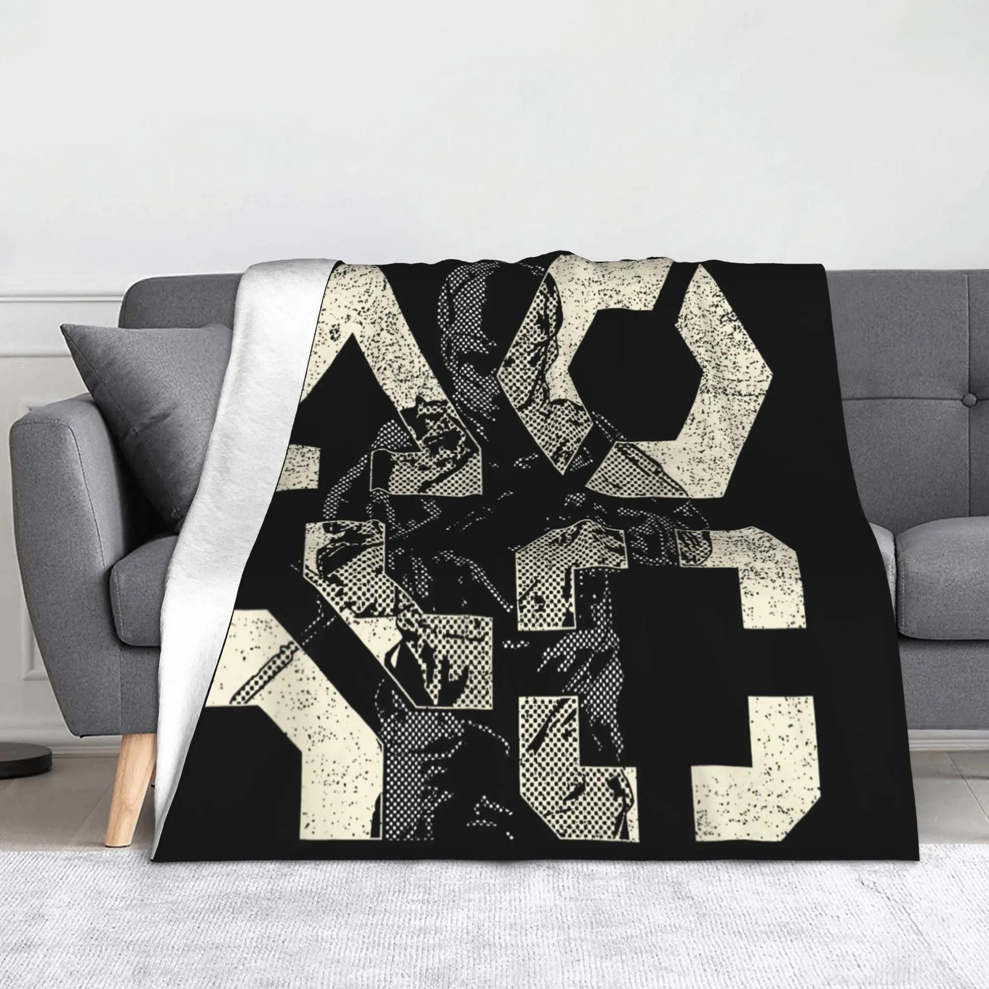 Battlefield Class Soldier Game BF Wool Blankets Army Camo Creative Throw Blanket for Home Hotel Sofa Xcm UltraSoft 75X95CM