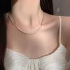 French Vintage Pearl Broken Necklace with Several Pairs of Spliced Collar Chain, Light Luxury and Trendy