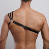Men's Sexy PU Leather Chest Harness Gay BDSM Bondage Cage Lingerie Punk Rave Erotic Accessory Fetish Clothing