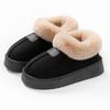 Cotton Slippers Root Bag Autumn and Winter Indoor Home Dormitory Thickened Plush Warm and Wear-resistant Couple Shoes