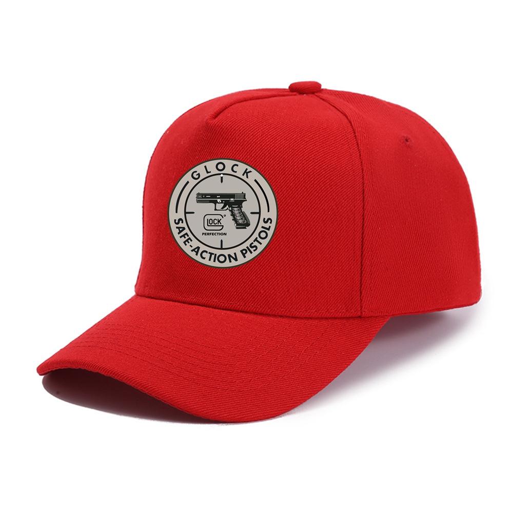 

Glock Outdoor Enthusiast Baseball Cap Кепка з гостроверхим кутом, регульована унісекс, весна-літо, капелюх для тата, відтінок, спортивні бейсболки 55CM-60CM