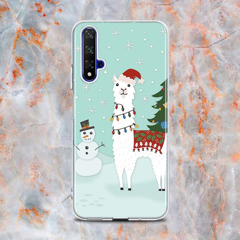 Llama Alpacas Animal Silicone Cover For Honor 20 20S 20E 8 8A Prime 8X MAX 8C 8S 7A 7C 7S Pro Phone Case