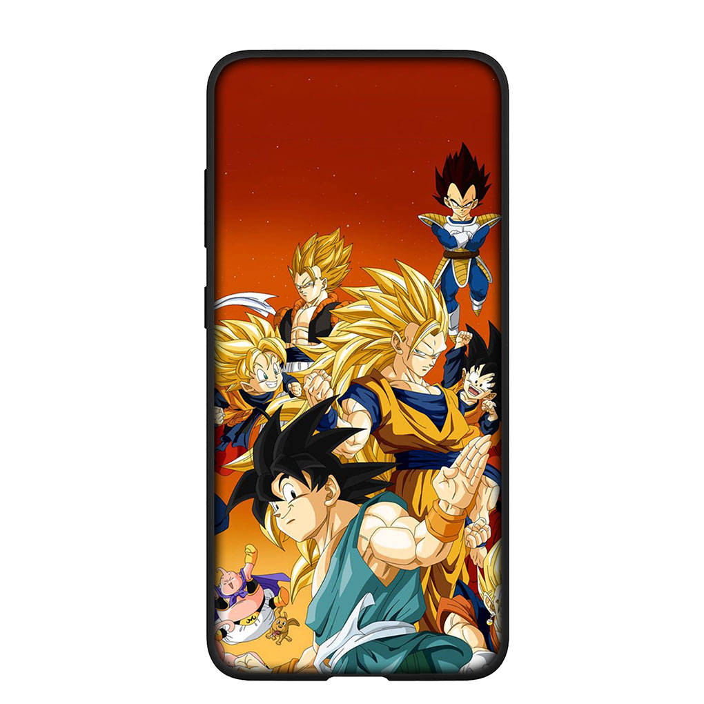 Phone Case for Samsung Galaxy S25 S24 S23 iPhone 16 15 Xiaomi Redmi Note 14 13 12 16E 11 Pro Max XR OPPO Moto Poster Dragon Ball Goku DragonBall Cover