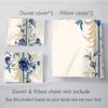 Quilt Cover 3D Printing Floral Small Fresh Three-Piece Set Four-Season Universal Quilt Cover Pillowcase Quilt Cover Bedding