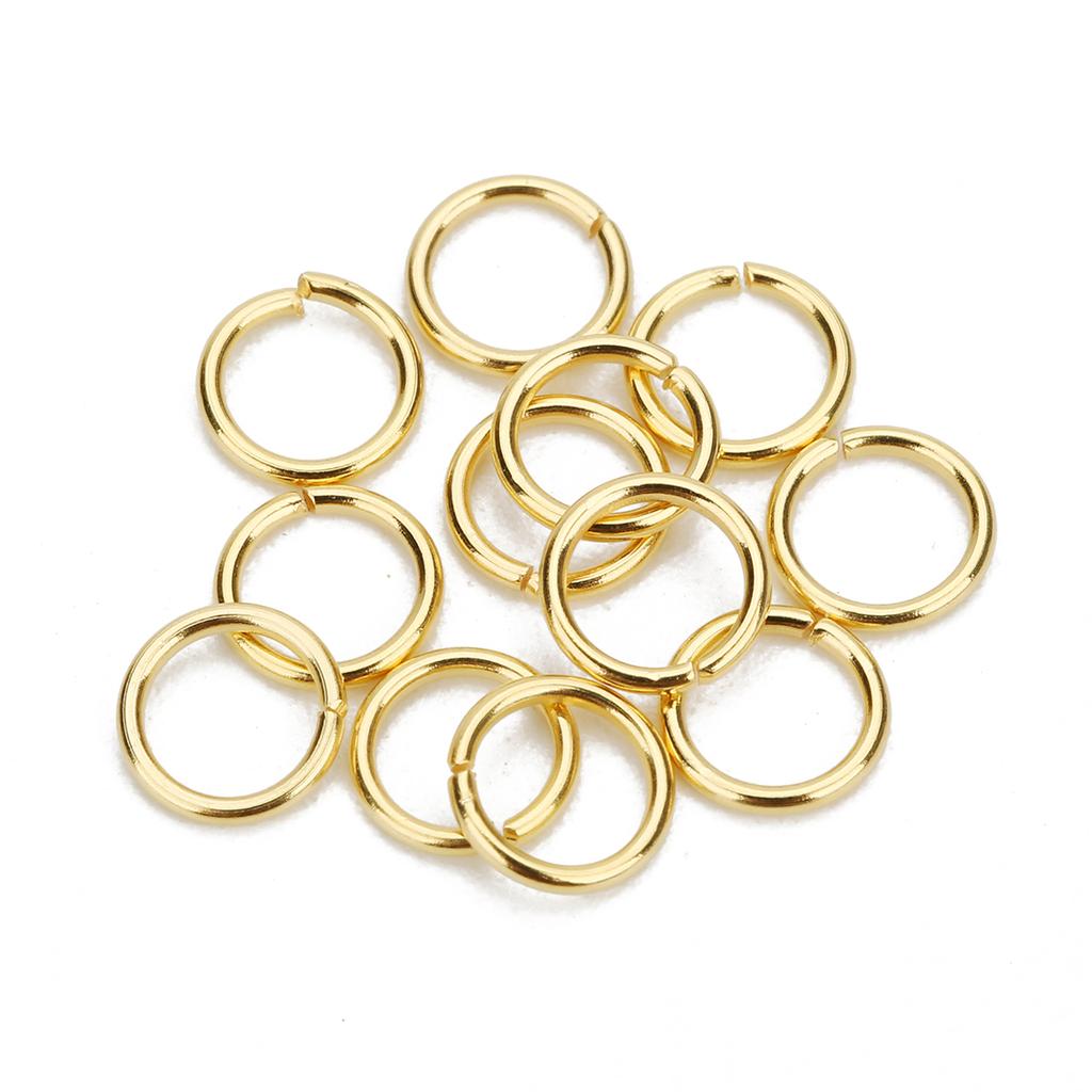 100pcs 3 4 5 6 7 8 10mm Stainless Steel Open Jump Rings Split Rings Connectors For DIY Jewelry Finding Making Accessories