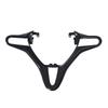 Car Carbon Fiber Steering Wheel Control Panel Trim Strip Switch Cover for Honda Fit GE City 2008-2014 Interior Accessories