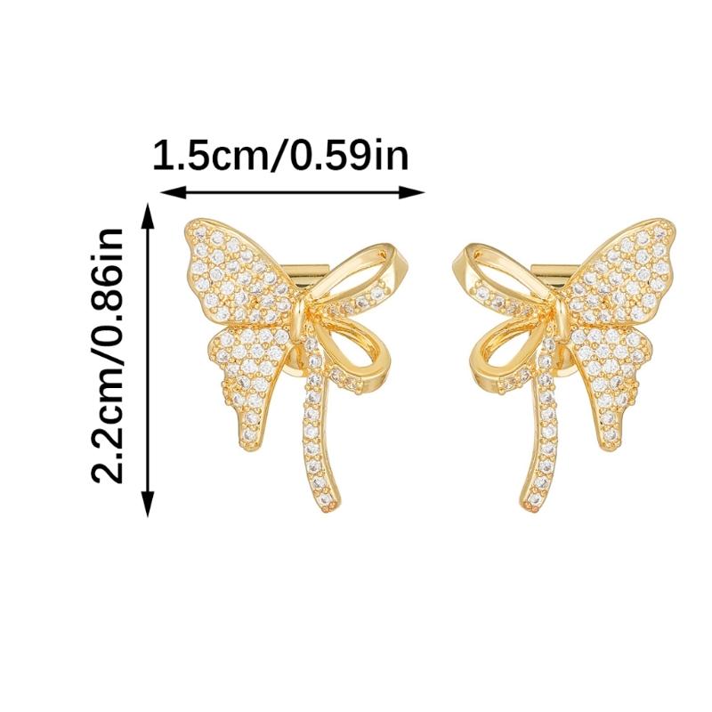 Secure Clasp Ear Clips With Butterfly Design For Freeclip 2 Earphones Jewelry Tool Less Installation