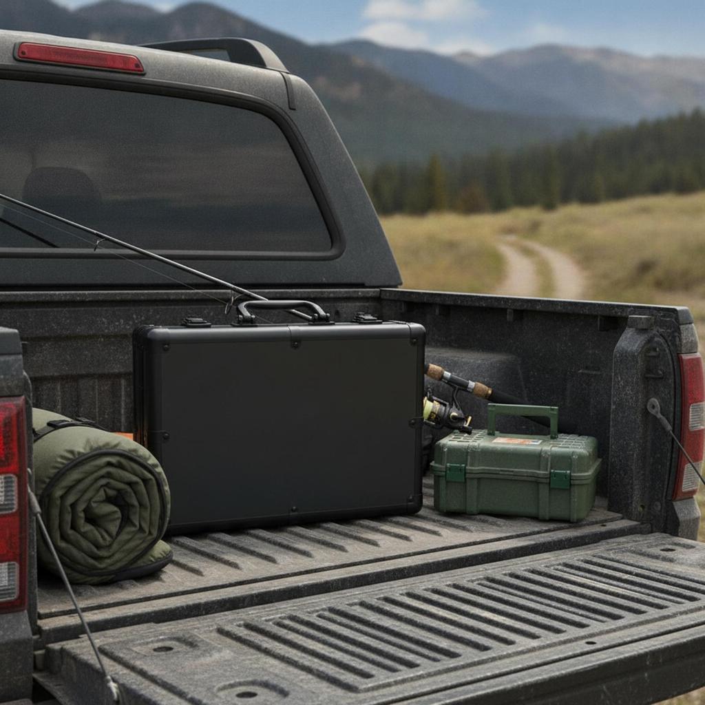 Aluminum Case Portable Metal Carrying Guarding Storage Box for Technicians, Journeyers, Travel