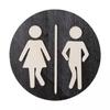 Bathroom Wooden Sign Bathroom Creative Toilet Wall Sign Door Decoration