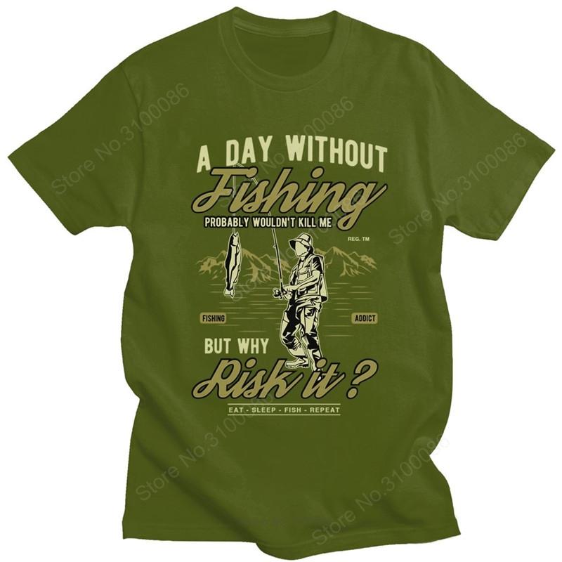 Handsome Men T Shirts Funny Fishing Bass Fish Hook Rod Short Sleeved Soft Cotton Tee Tops O-neck Graphic Fisherman Gift Tshirt