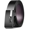 Men's Belt Inside The Toothless Automatic Buckle Belt for Men's Fashionable and Versatile Business Trousers