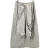 80s Made In Japan Brush Tag Vintage Long Length Deformation Wrap Skirt Women Used