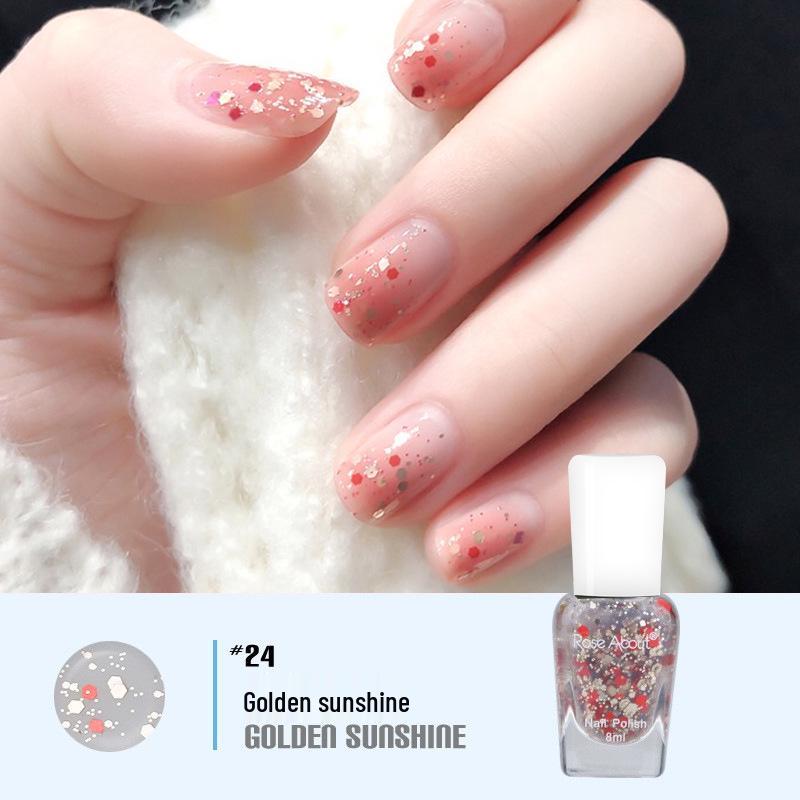 Aurora Nude Water-Based Peelable Nail Polish - Summer Long-Lasting, Eco-Friendly, Odorless, No-Bake, Free Shipping