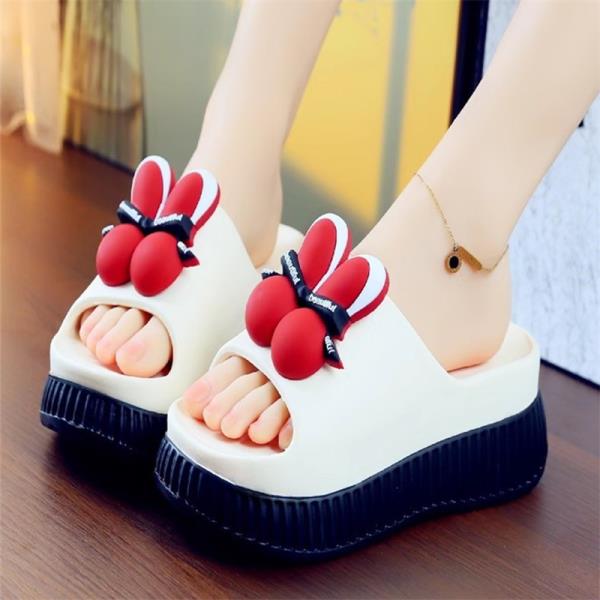 

Модные домашние тапочки, обувь на платформе, меховые шлепанцы, слайды, женские каблуки, плюшевые, массажные, мягкие резиновые плоские, высокие меховые туфли, резиновые тапочки Pl 35