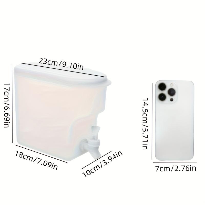 1pc Refrigerator Beverage Dispenser with Faucet Modern Minimalist Design, Suitable for Lemonade, Juice, Tea Durable PP Material,