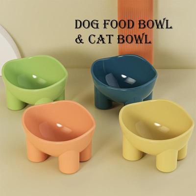 Dog Food Bowl & Cat Bowl – Non-Slip, Wide, Shallow Pet Dish for Whisker Fatigue Relief, Safe Food-Grade for Puppies & Rabbits