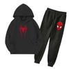 Unisex Kids Hoodie and Jogger Set with Graphic Print and Pockets for Everyday Wear