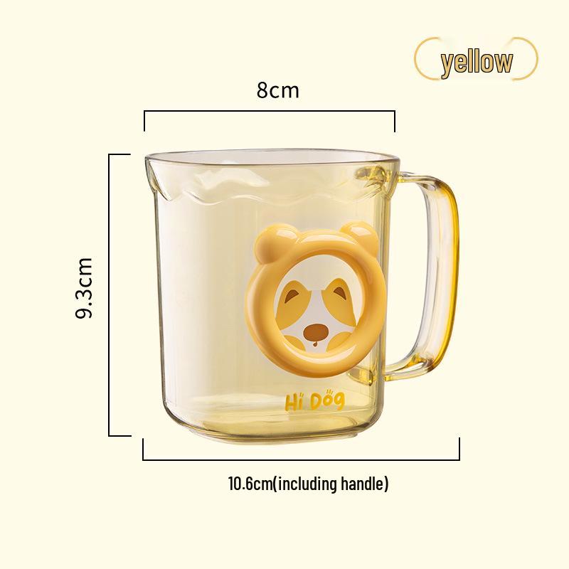 Transparent Couple's Toothbrush and Toothpaste Holder Set