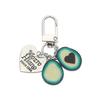 Avocado Heart AirPods Keychain: Cute Girly Bag Charm Pendant