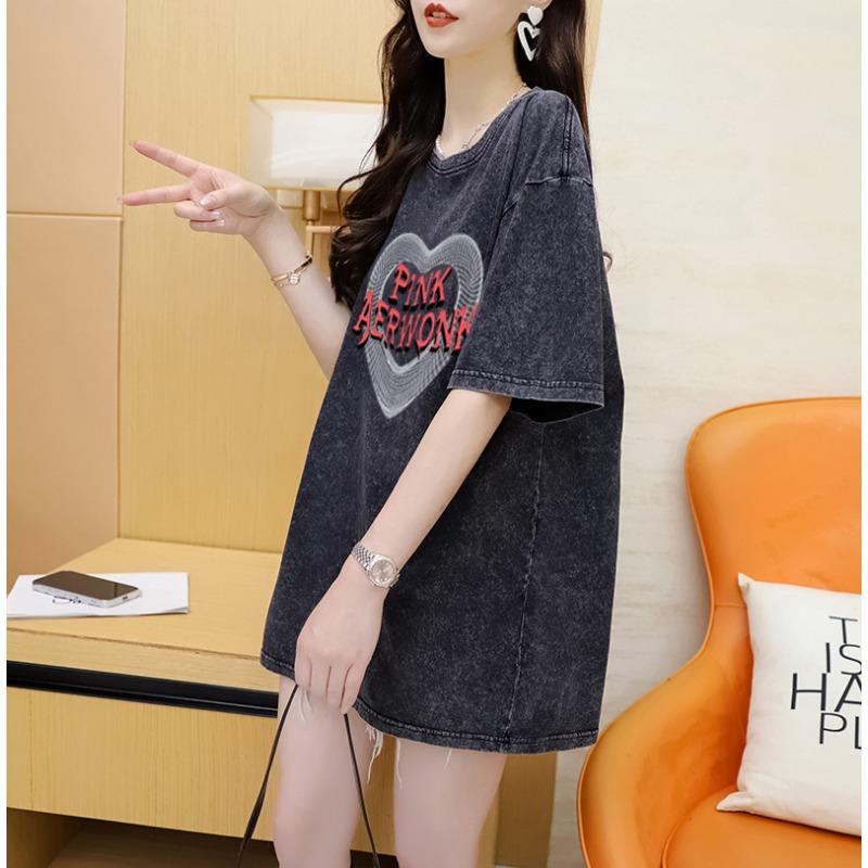 Plus Size Women's Summer Short Sleeve Design Top