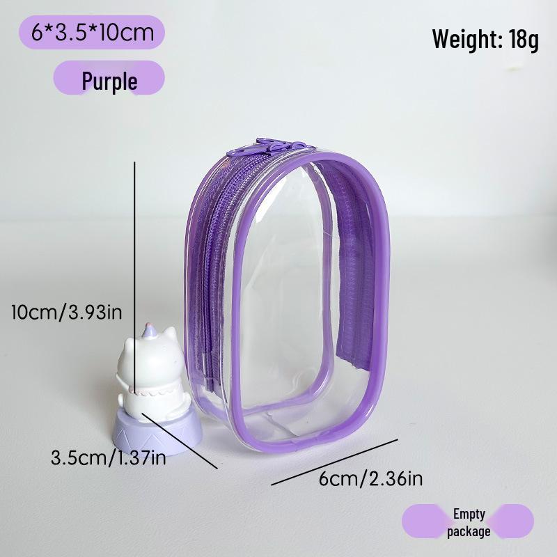 

Labubu 4.0 Mini Blind Box: 10cm Plush Doll Heart Code with High Transparency Storage Bag Bare Bag [6*3.5*10cm]