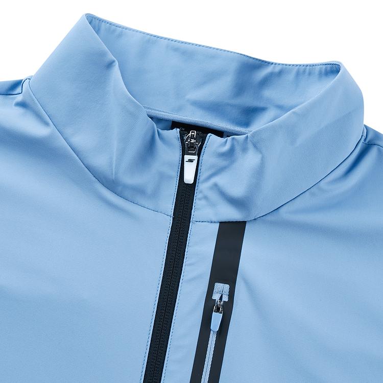 Skechers Zip-Up Design Printed Logo Long Sleeve Jacket Men jackets Temptation-Blue P224M008-00MU