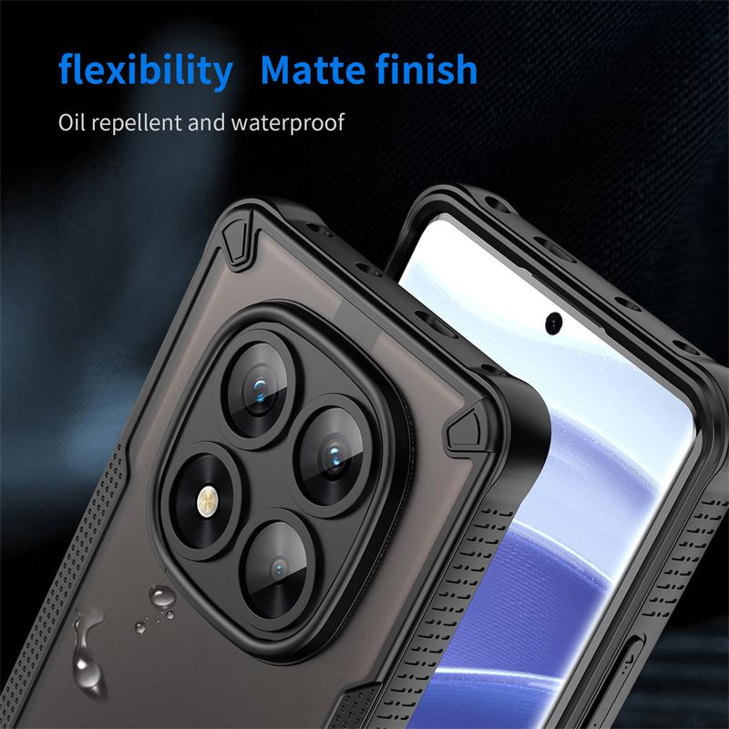 Hybrid Rugged Protective Cover For Xiaomi Redmi Note 14 Pro 5G Note 14 Pro+ Plus Case Shockproof Coque Fundas Capa