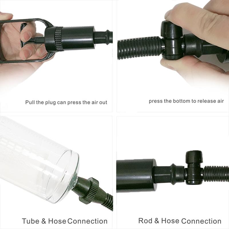 Penis Enlargement Pump Device Sex Vacuum Pump For Men Male Masturbator Penis Extender Cock Dick Pump Trainer Sex Toys For Men