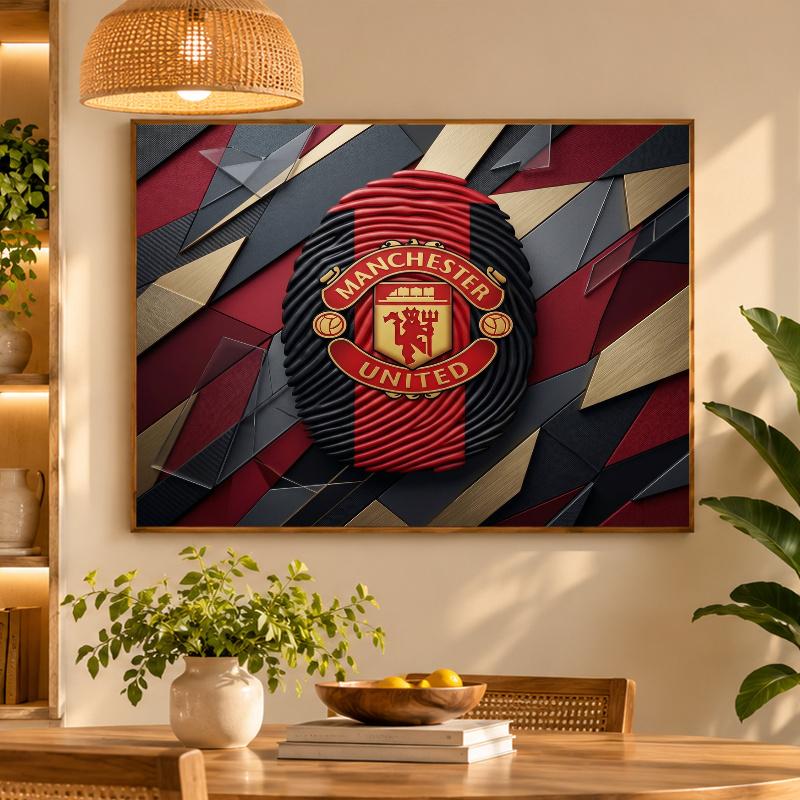 5D Diamond Painting Manchester United DIY Full Drill Diamond Art Kit Home Decoration