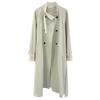 Beige High-End Women's Loose Trench Coat - 2025 Spring/Autumn Fashionable Overcoat