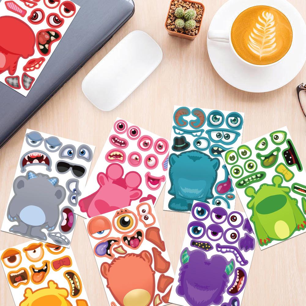 Набор наклеек Мои поющие монстры My Singing Monsters 8 листов для детей набор стикерпак