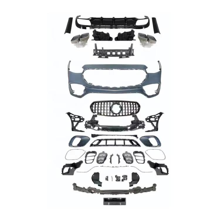Comprehensive Body Kit: Front and Rear Bumpers, Hood, and Fenders for All Models