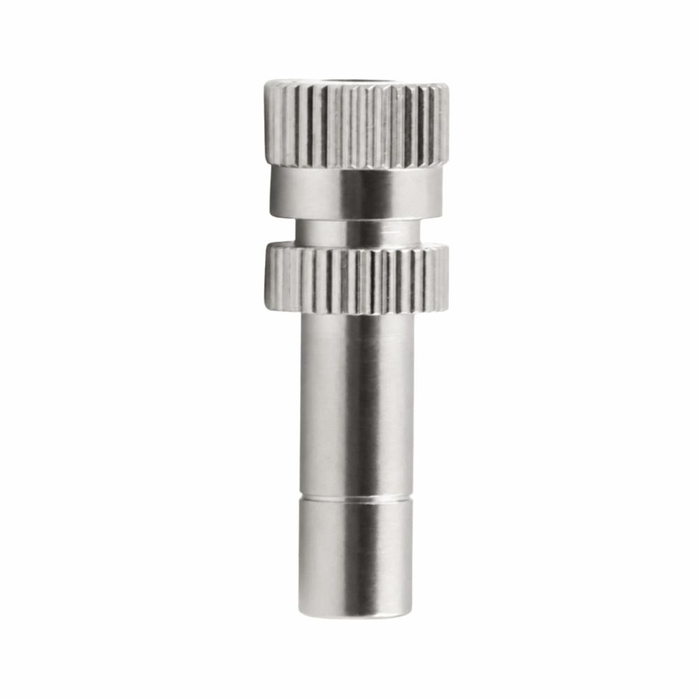 20PCS Silver Brass Misting Nozzle Brass Low Pressure Atomizer Nozzle Mister Nozzle  Yard Cooling